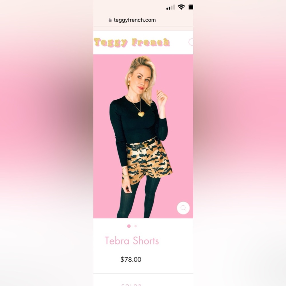 Teggy French Tebra Shorts